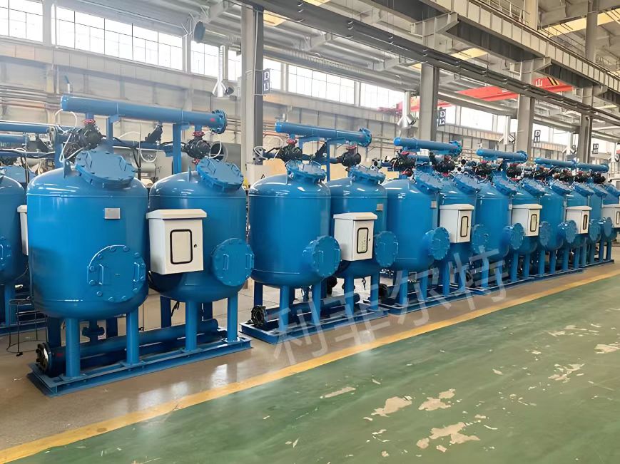 循環(huán)水旁濾使用自動(dòng)反沖洗淺層砂過(guò)濾器