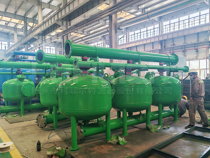 三罐并聯(lián)砂石過濾器